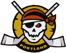 Portland Pirates 1998 99-1999 00 Alternate Logo iron on transfers for T-shirts